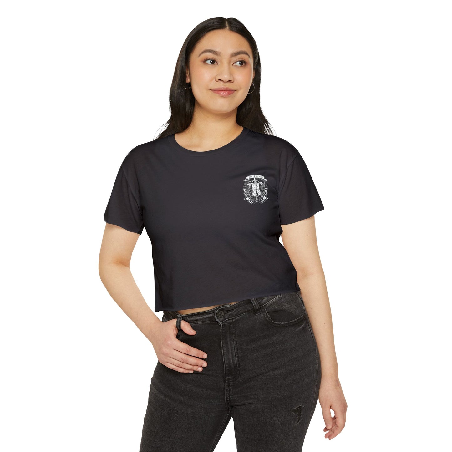 Corn Maze Cropped Tee
