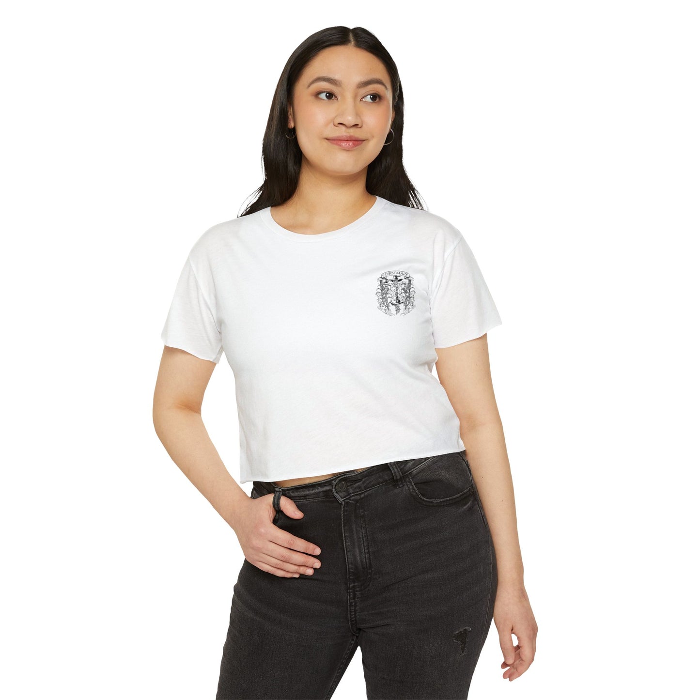 Corn Maze Cropped Tee