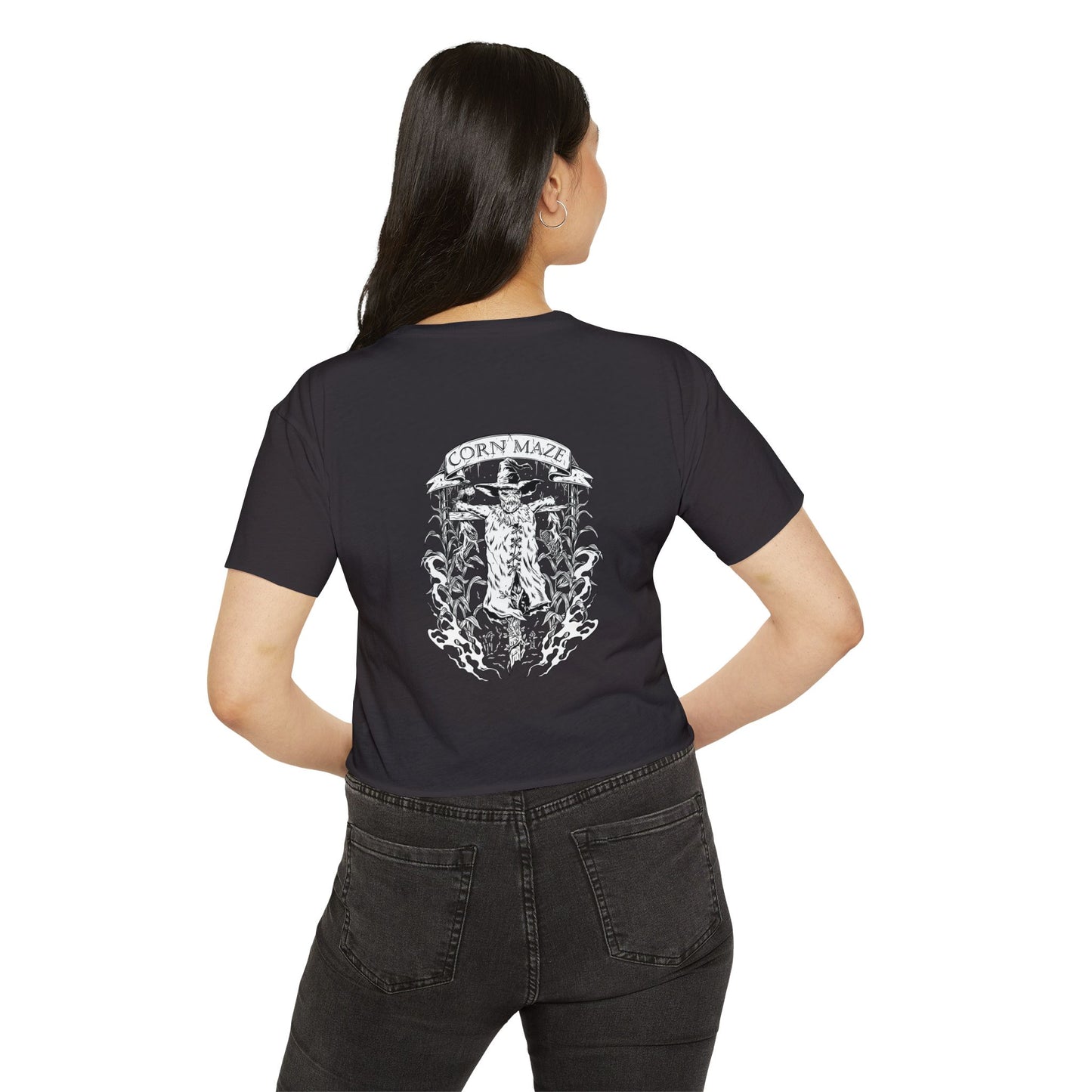 Corn Maze Cropped Tee
