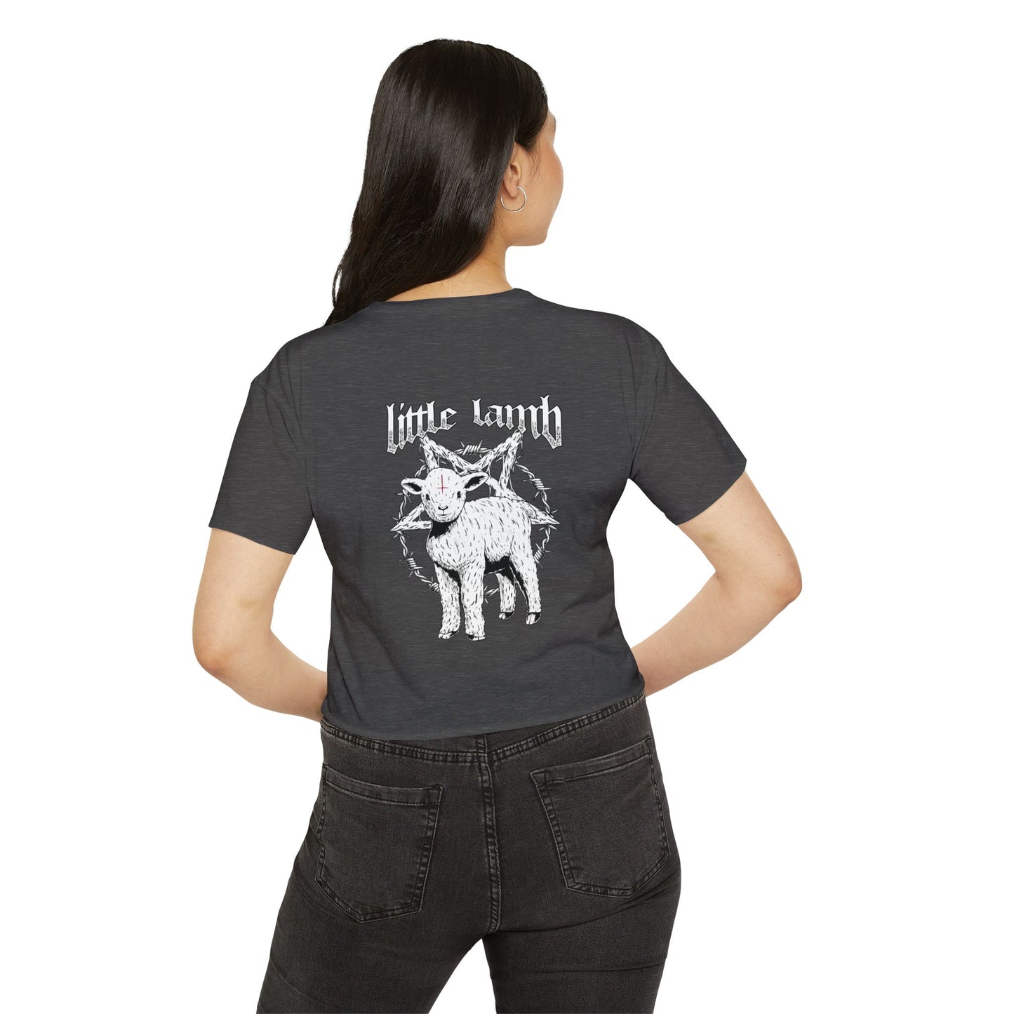 Little Lamb Cropped Tee