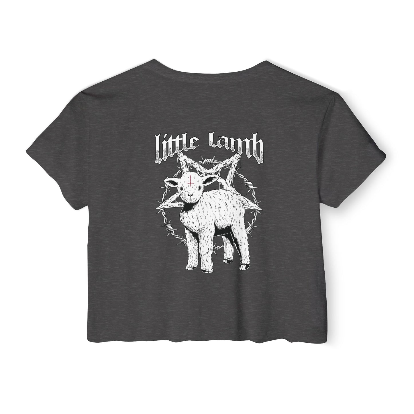 Little Lamb Cropped Tee