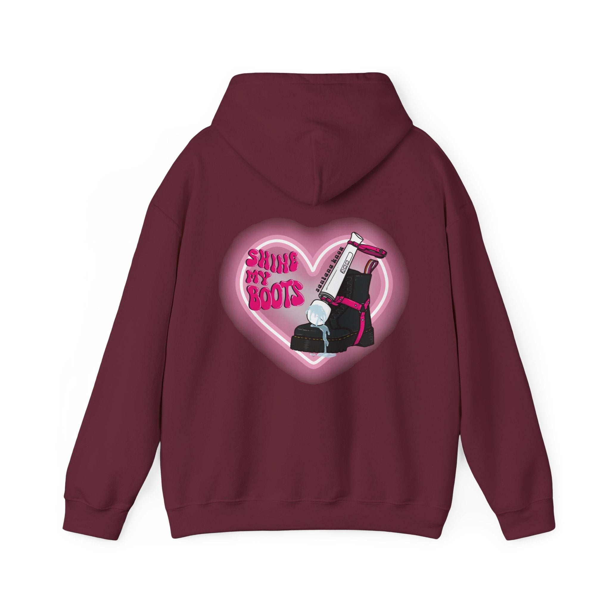  ｜ ( LOGO SWEATSHIRT (MW11596-BDS)) Shine My Boot Hoodie – Jeysha's Library