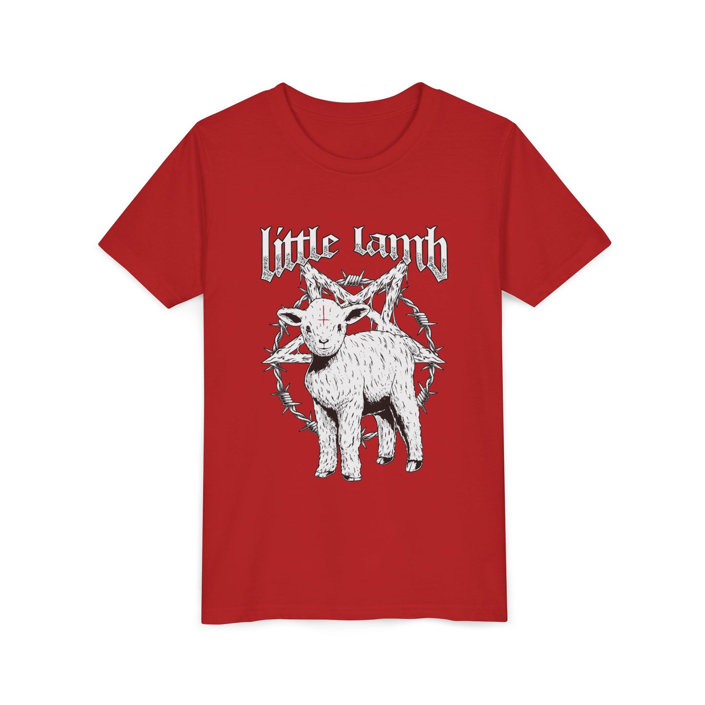Little Lamb Youth Short Sleeve Tee (Front Logo Only)