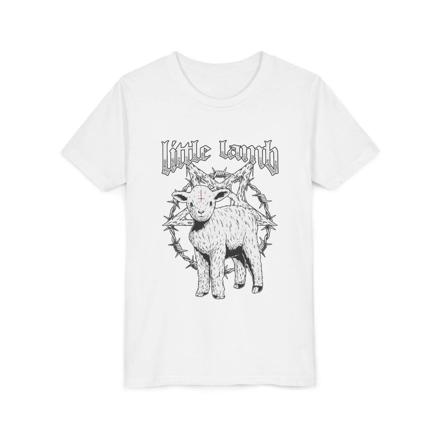 Little Lamb Youth Short Sleeve Tee (Front Logo Only)