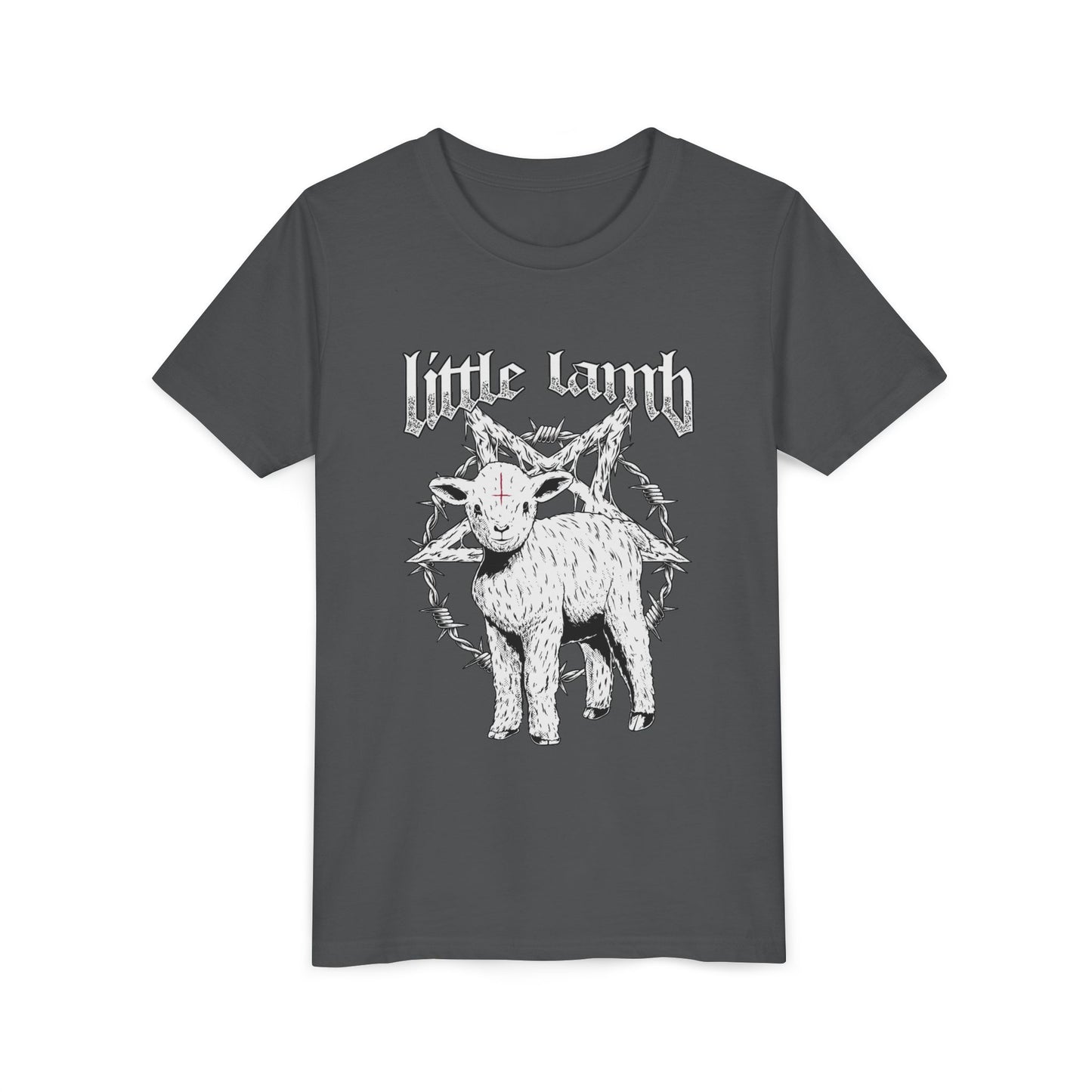 Little Lamb Youth Short Sleeve Tee (Front Logo Only)