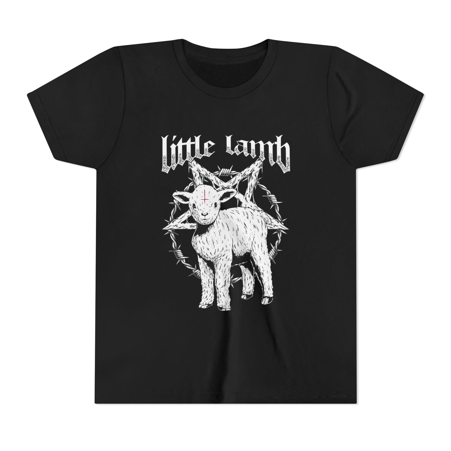 Little Lamb Youth Short Sleeve Tee (Front Logo Only)