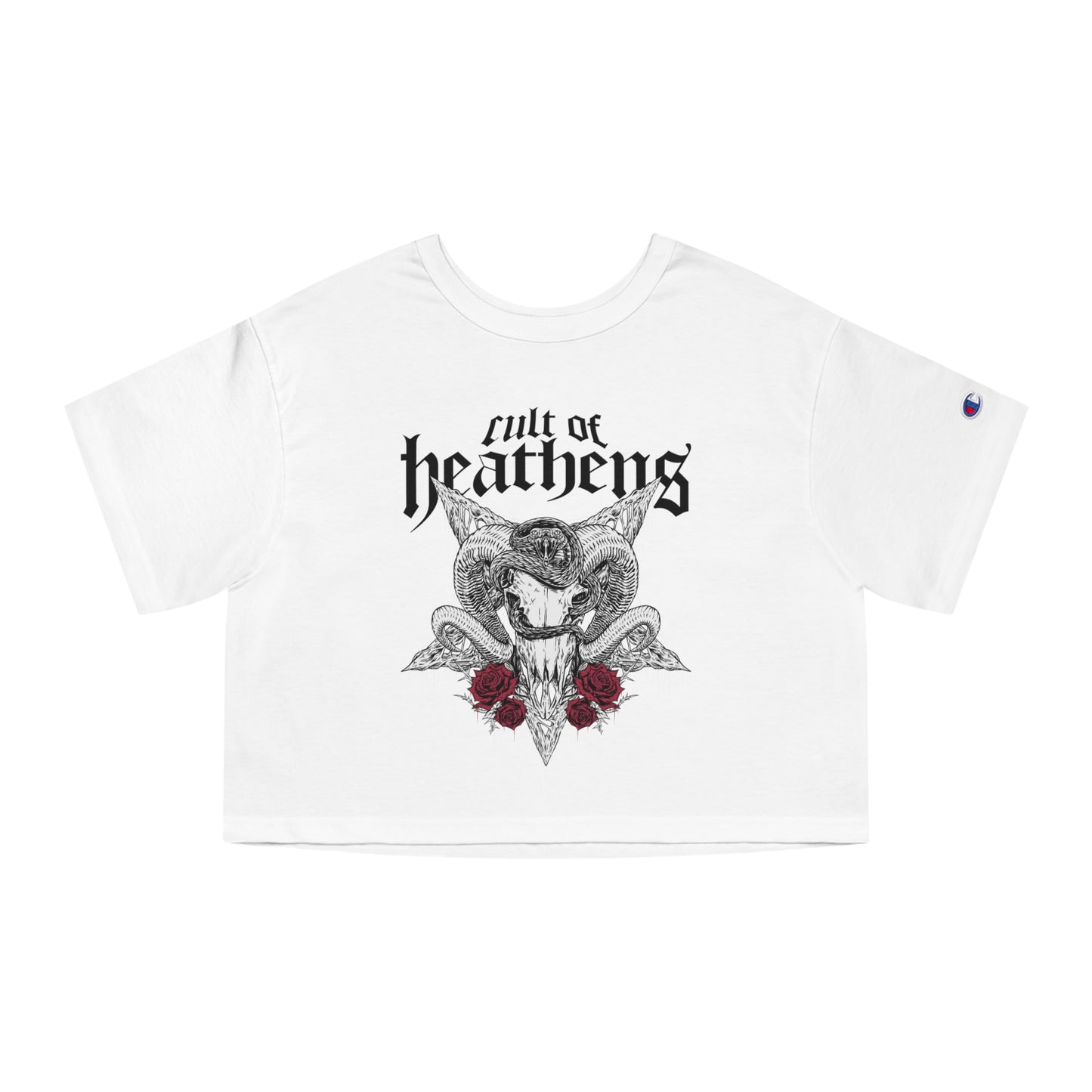 Cult of Heathens Cropped T-Shirt (Front Logo Only)