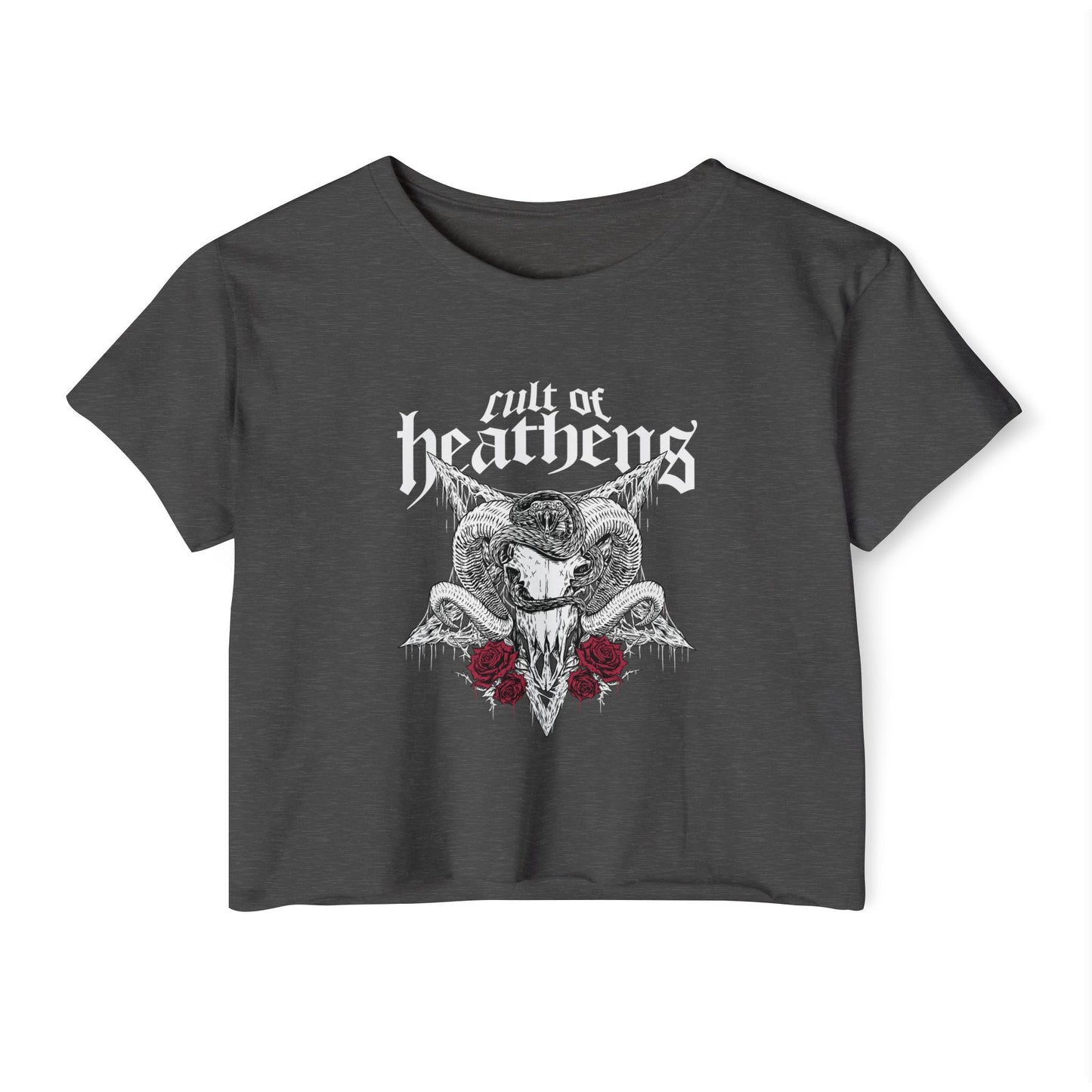 Cult of Heathens Cropped Tee (Front Logo Only)