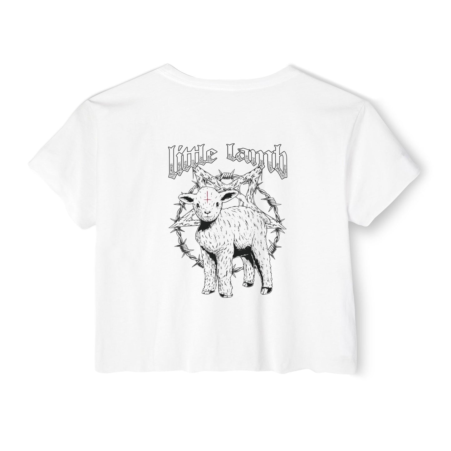 Little Lamb Cropped Tee