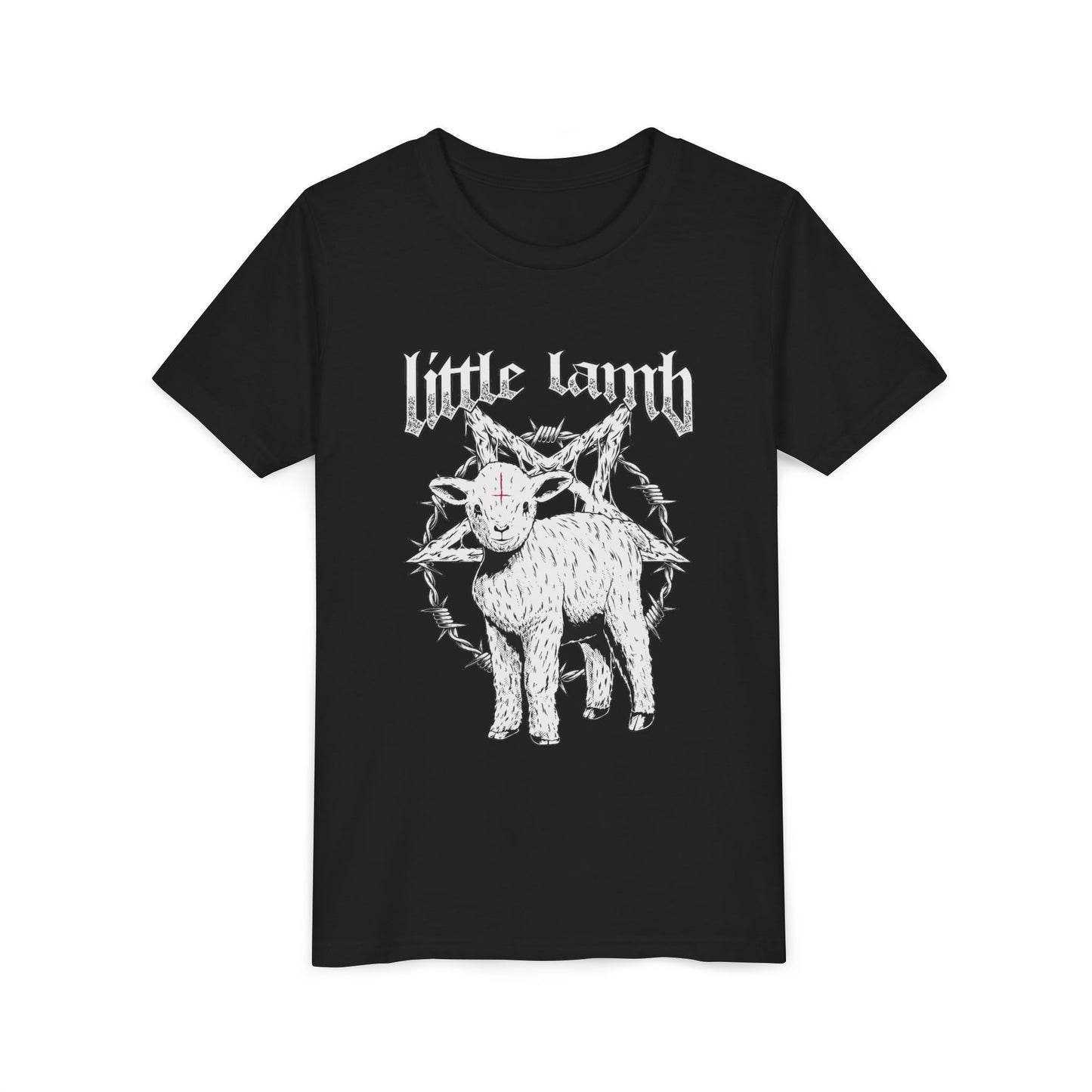 Little Lamb Youth Short Sleeve Tee (Front Logo Only)