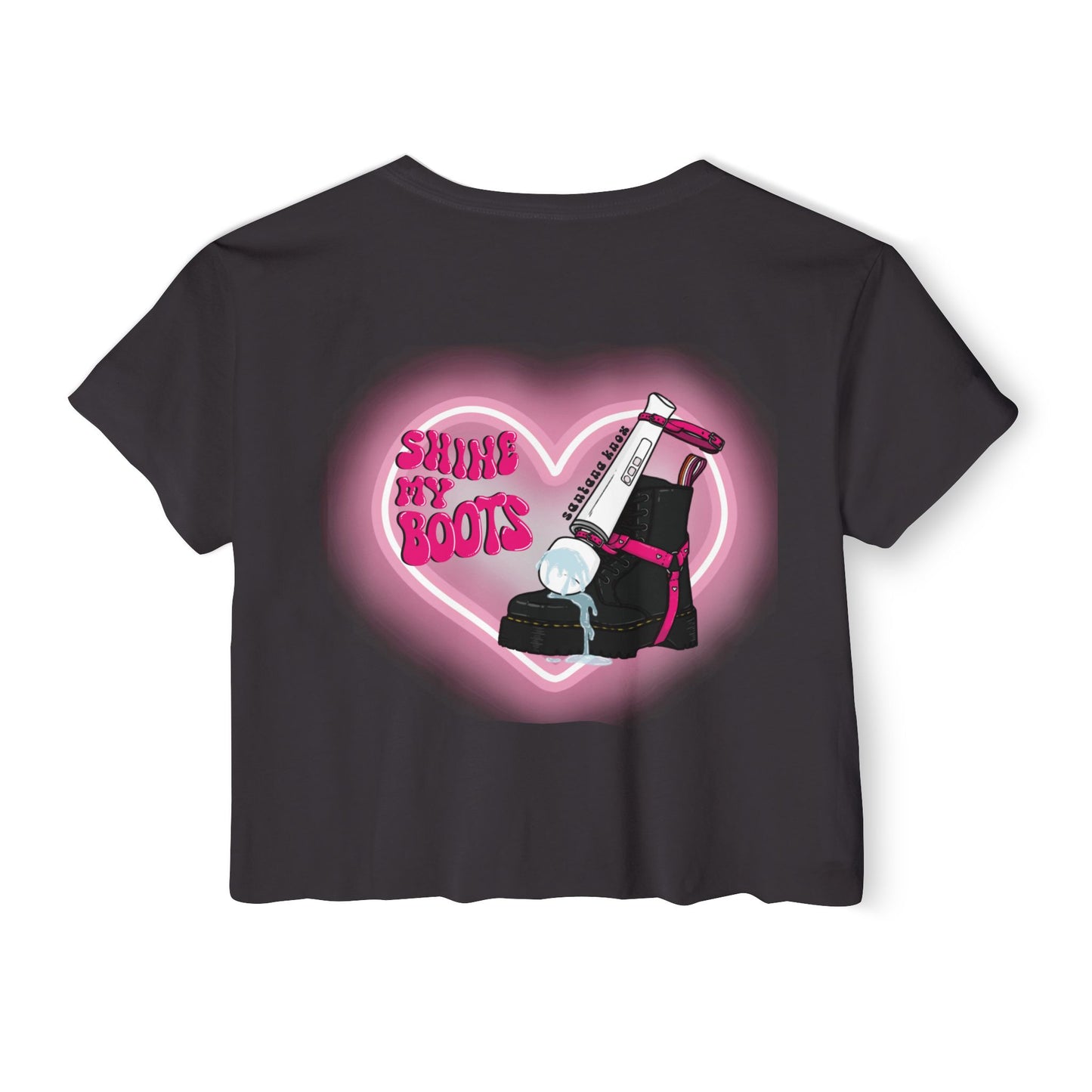 Shine My Boot Cropped Tee