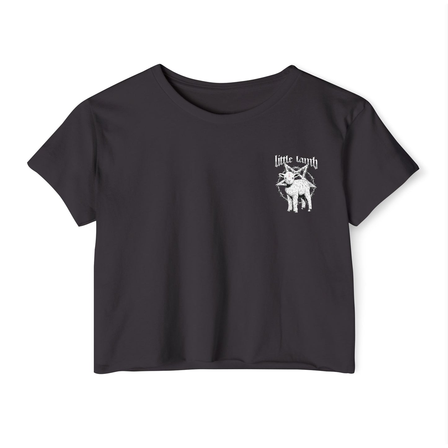 Little Lamb Cropped Tee