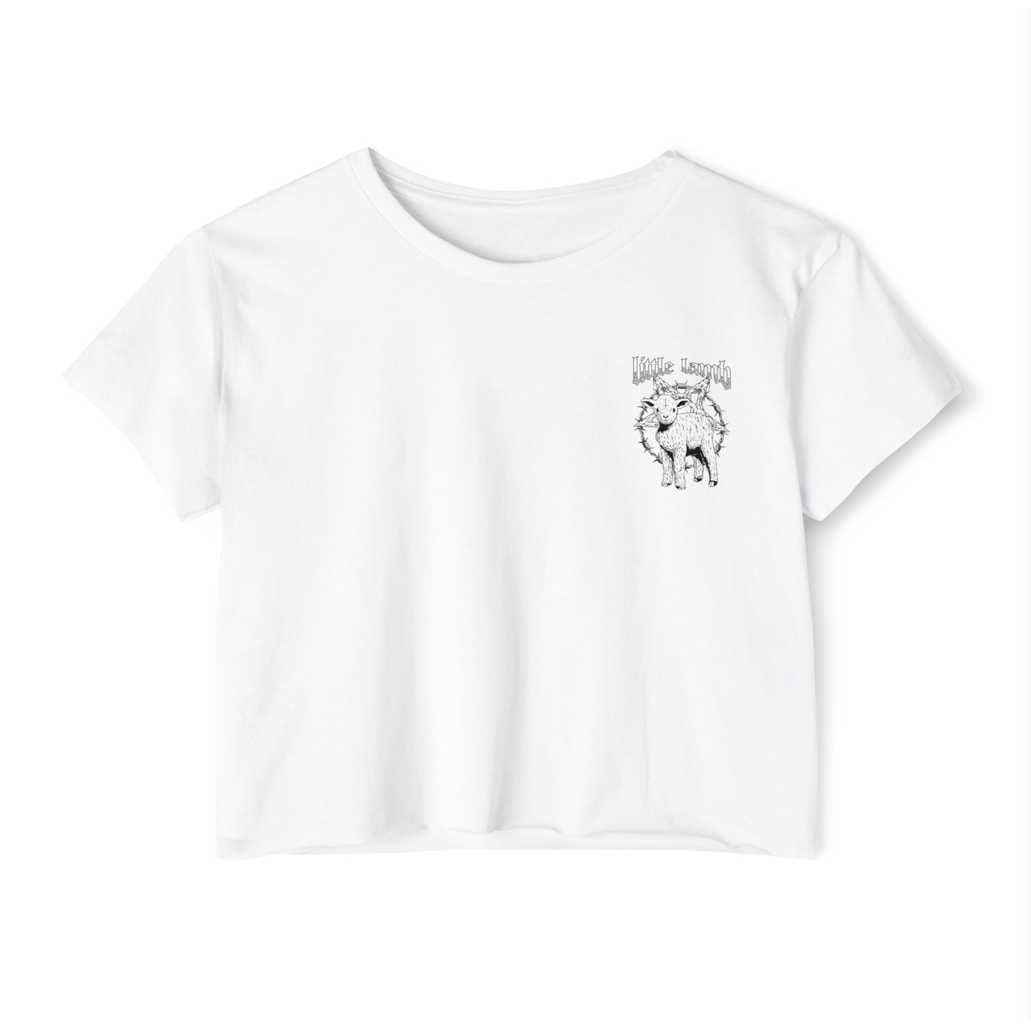 Little Lamb Cropped Tee