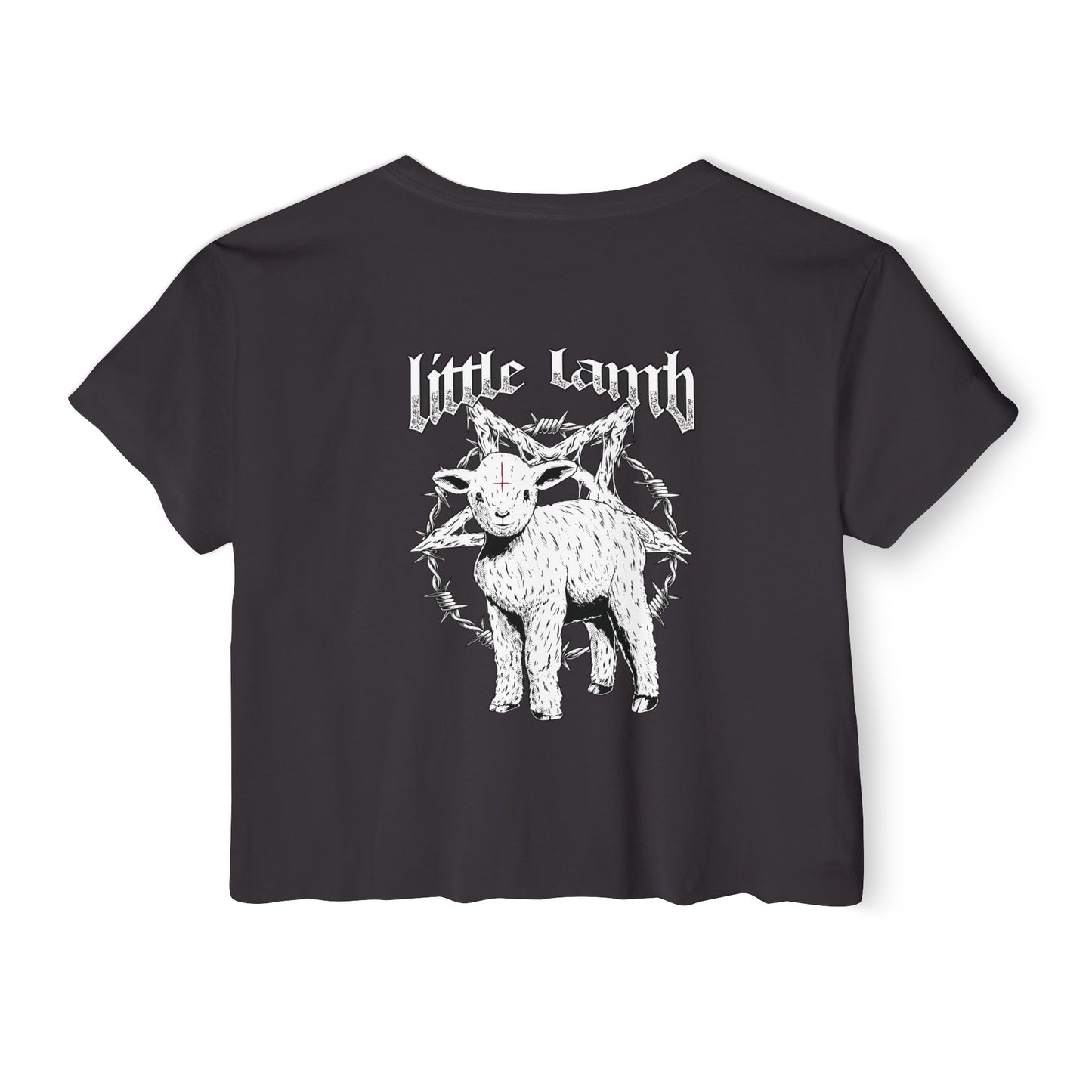Little Lamb Cropped Tee