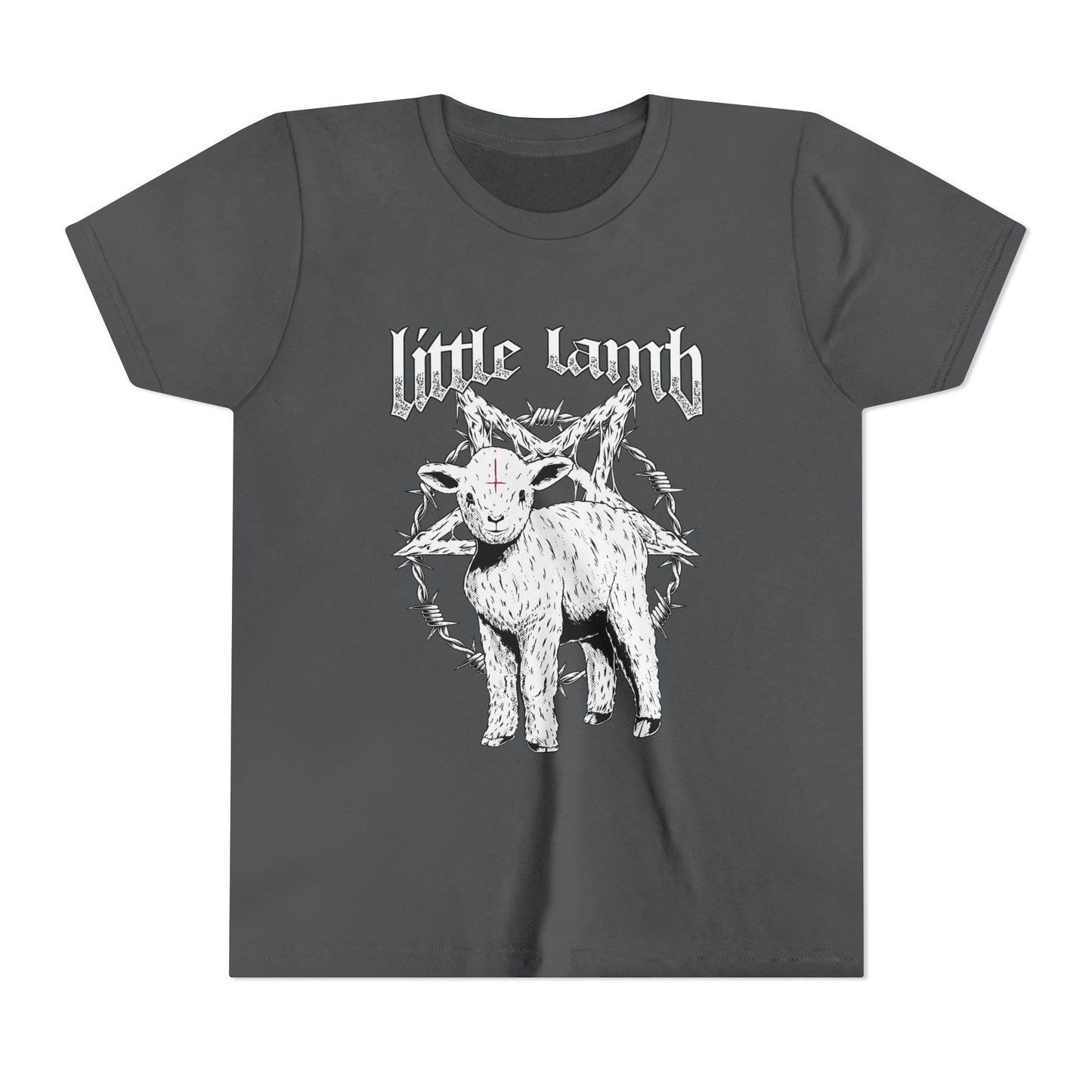 Little Lamb Youth Short Sleeve Tee (Front Logo Only)