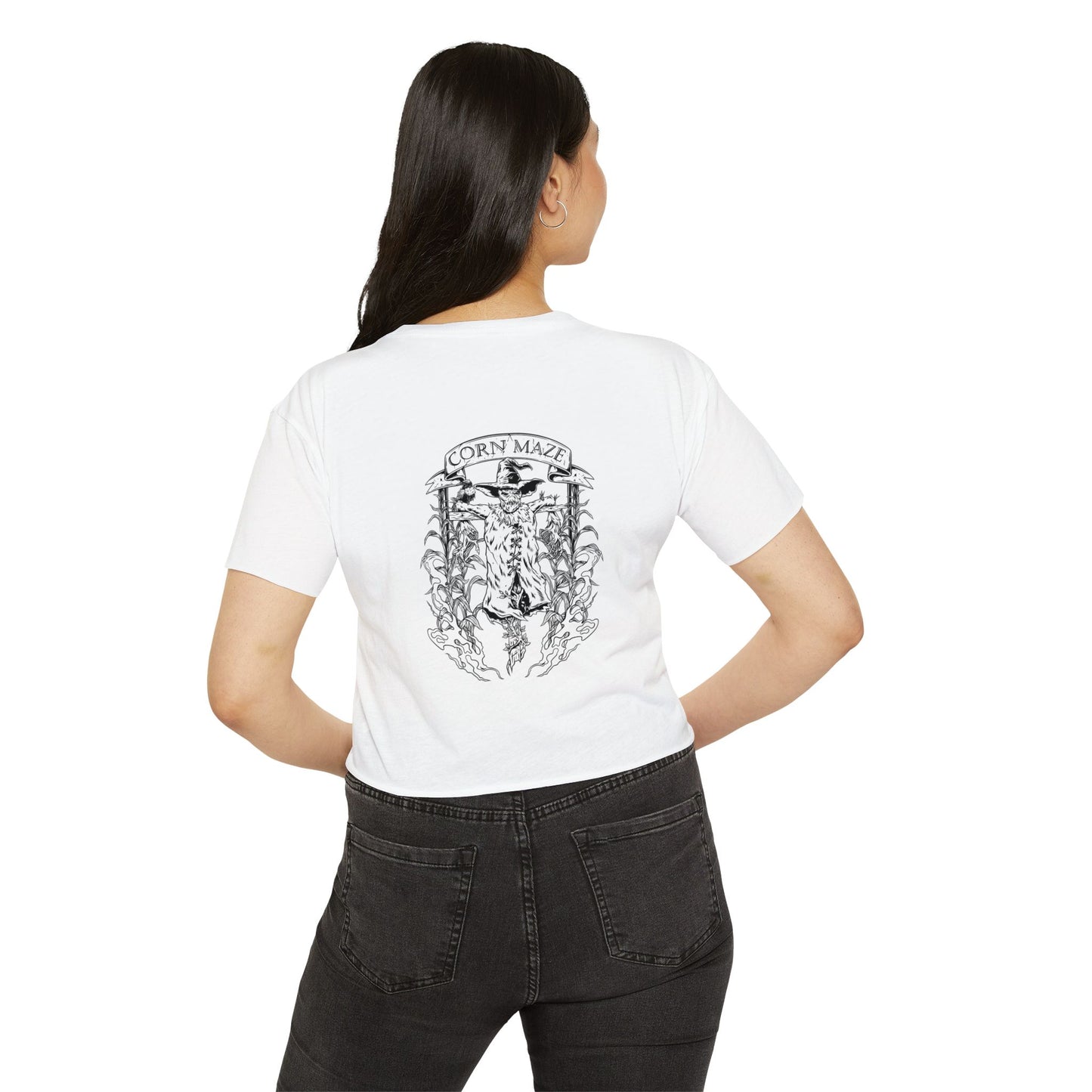 Corn Maze Cropped Tee