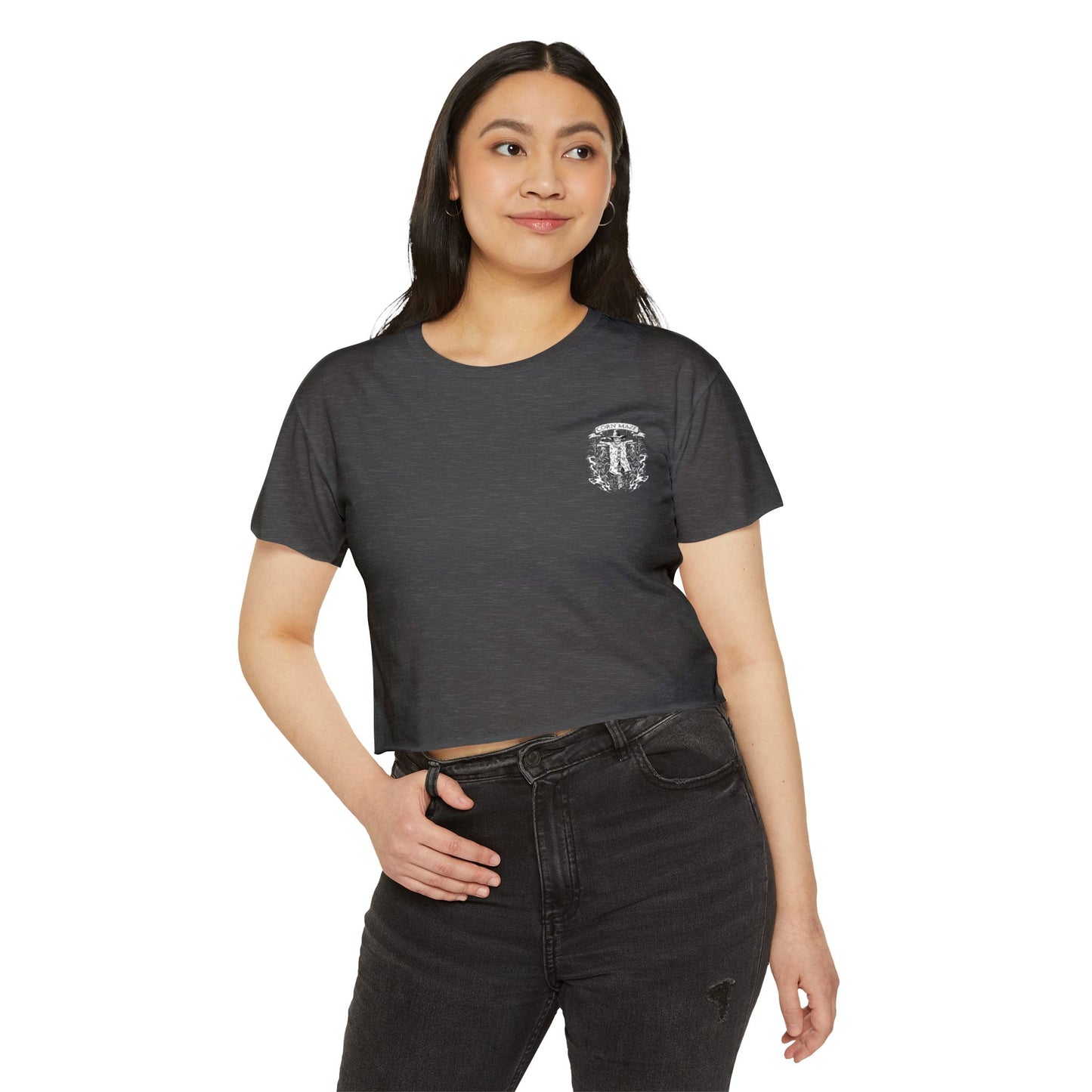 Corn Maze Cropped Tee
